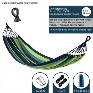 <span class=keywords><strong>Hamaca</strong></span> de Lona Reforzada con Hebillas Metálicas Tipo Pico de Pato, de Alta Capacidad de Carga, Fácil de Transportar - Product Image 4