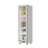 Refroidissement par air 800L 1000L 2 portes Réfrigérateur commercial pour présentoir de fleurs fraîches Réfrigérateur de stockage pour fleuriste