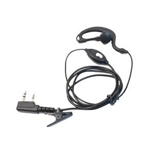 Radio Bidireccional Portátil <span class=keywords><strong>Baofeng</strong></span> <span class=keywords><strong>UV</strong></span>-5R, Walkie Talkie <span class=keywords><strong>BF</strong></span>-888s <span class=keywords><strong>UV</strong></span>-<span class=keywords><strong>82</strong></span>, Micrófono PTT, Auriculares con Conector K de 2 Pines, Auriculares Intrauditivos de 125 cm, Especializados - Product Image 2