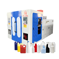 Máquina de Moldeo por Extrusión-Soplado Automática para Botellas de Plástico HDPE de 1 Galón/5L, Bidones, Contenedores, Jarras y Recipientes