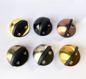 Butée de <span class=keywords><strong>porte</strong></span> magnétique adhésive en gros: acier inoxydable avec pare-chocs en caoutchouc et goupille de charnière - Product Image 2