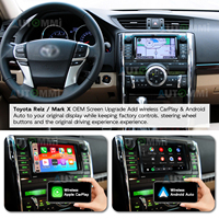 Kit de Interfaz de Módulo Decodificador Inalámbrico Apple CarPlay y Android Auto para Toyota Reiz Mark X E8023 2005-2012
