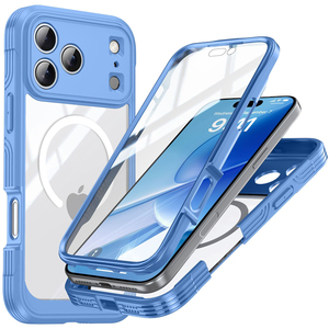 360เคสโทรศัพท์ระบบแม่เหล็กสำหรับ iPhone 17 Pro Max 16 15 14 13 Plus, สำหรับ iPhone 17 Pro เคสสุดหรู360 - Product Image 1