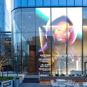 Verre souple de haute qualité affichage Led mur vidéo signalisation numérique intérieur et extérieur flexible sertissage couleur led cristal film scr - Product Image 2