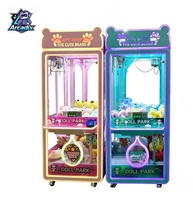 Nouvelle Arrivée : Machine à grue d'arcade à monnayeur pour peluches, pour parcs d'attractions et centres commerciaux