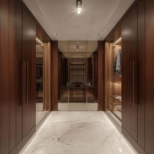 Modern Classic Style Luxury <b>Sliding</b> <b>Door</b> Floor to Ceiling <b>Wardrobe</b> Modern Glossy Closets Modular Walk in Bedroom <b>Wardrobe</b> - Product Image 1