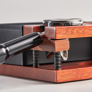 Gỗ Tamper đứng knockbox đôi-tường mùa xuân-nạp cà phê BARISTA công cụ tổ chức tamping trạm chủ Espresso Gõ hộp - Product Image 3