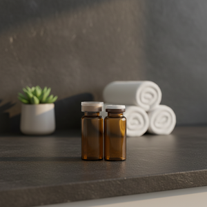 Wholesale Custom <b>Glass</b> Jar Vial <b>Container</b> Cosmetic Injection Bottle Vaccine 15ml Schering Bottles Screen Printing Easy Open End - Product Image 4