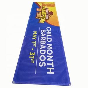 Aangepaste Logo Bedrukte Barrière Wrap Banner Dubbel Gestikte Randen Pvc Gesaldeerde Reclame Mesh Banner Display Accessoires - Product Image 2