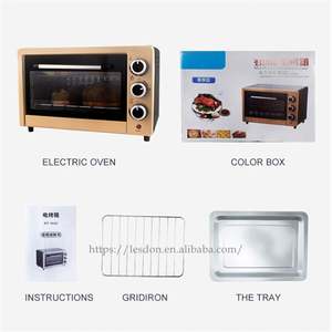 أفران فرن بقدرة 22 لتر ، ماكينة تجارية حرارية كهربائية للخبز والبيتزا والميكروويف للمطبخ/ - Product Image 4