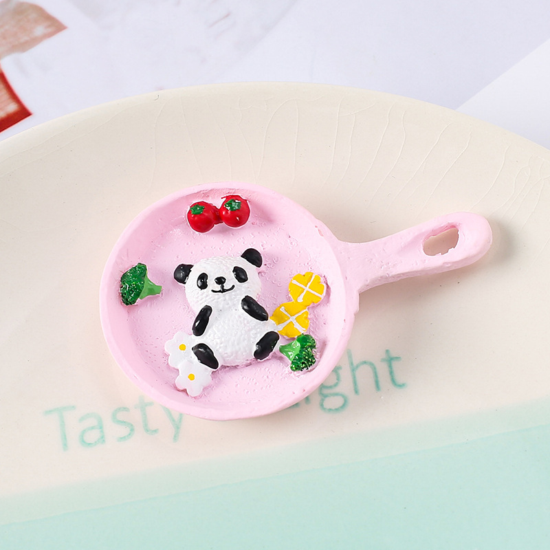 Pink panda iron pot-with magnet