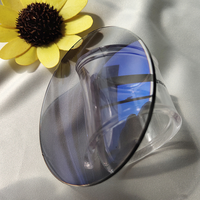Hot Selling Protect Eye Lens 1.56 Photochromic Grey Blue Cut Optical Lenses