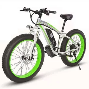 Usa Eu Magazijn F2 Volwassen Off-Road Mountainbike Elektrische Fiets Elektrische Bromfiets Dikke Band Fiets 48V Usa Usa