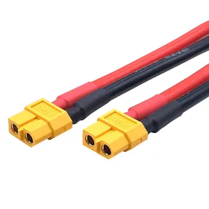 1Set Amass Xt60 Mannelijke Vrouwelijke Parallelle Batterij Connector Met 10awg Siliconen Draad Kabel Voor Rc Lipo Batterij