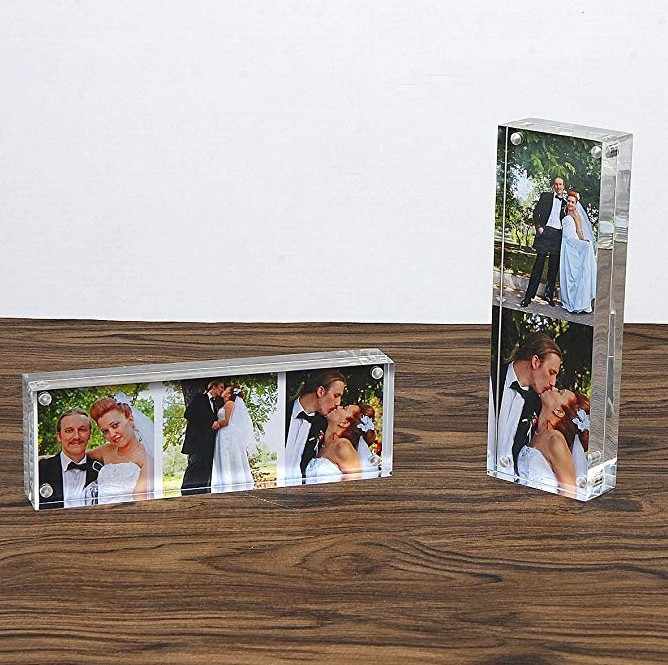 2x6 Inch Acrylic Magnetic Photo Booth Frame Picture Strip Frame ...