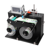 Rebobinadora de mesa LT-GSP160 de alta velocidad automática para rollos pequeños, máquina de codificación y rebobinado de etiquetas