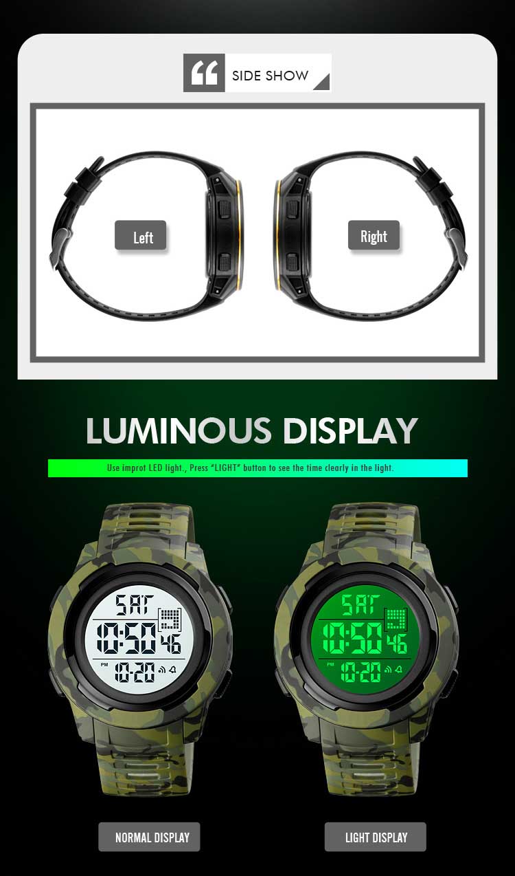 SKMEI 1731 new design made in prc mens digital watch latest PU leather band Waterproof Multi function low moq sports watch facto