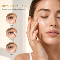 Crème Contour des Yeux Anti-Cernes et Anti-Poches au Collagène et Acide Hyaluronique – Estompe les Rides et Ridules – Style Tendance