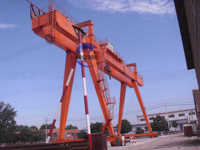 Chantier naval à moteur de conteneur portuaire Grue à portique mobile à double poutre personnalisée