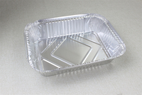 1500ml Aluminum Foil Takeaway Container for BBQ Meat Taco Pasta Cake Baking Food Service and Catering
