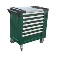 Chariot de rangement d'outils mobile OBM/OEM/ODM personnalisable, capacité 300 kg, pré-assemblé, roues verrouillables, glissières à roulements à billes