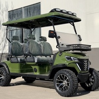 Kendaraan Utilitas Listrik 4 Kursi Off Road dengan Suspensi Independen dan Rangka Aluminium OEM yang Dapat Disesuaikan untuk Peternakan dan Kebun