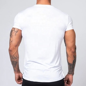 De moda personalizado fitness transpirable músculo blanco <span class=keywords><strong>t</strong></span> camisa mens fitness <span class=keywords><strong>t</strong></span> camisas gran número para gimnasio - Product Image 2