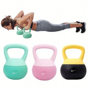 Jaosn Women's Eco-Friendly Portable Home Gym Soft Kettlebell-Rubber-Coated Adjustable Weight Ergonomic Grip for <b>Strength</b> - Product Image 1