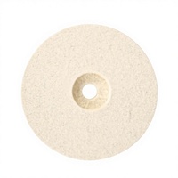 Meilleure Vente Disque de Ponçage en Feutre de Laine Rouge 125/150/180mm, Roue de Polissage en Feutre de Laine Haute Densité pour Verre, Métal, Marbre