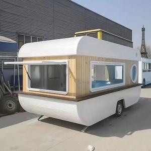 Remorque de style bateau <span class=keywords><strong>pirate</strong></span> rétro pour la vente de hot-dogs, snacks, frites, café et glaces - Product Image 1