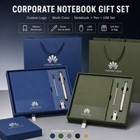 Cuaderno de Regalo con Logotipo Personalizado, Cubierta de Imitación de Cuero, Encuadernación Inalámbrica con Pegamento, para Reuniones de Negocios y Trabajo Estudiantil