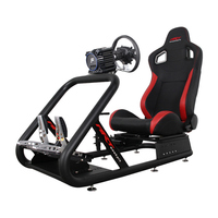 Siège de simulation de course ARTcockpit avec support pour volant G29T300 Demon Claw R5