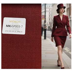 Modieus 400G/<span class=keywords><strong>M</strong></span> 45W 25P 25V 5L krimpbestendig ademend winddicht kamgaren wollen stof voor damespakken, kleurrijke opties - Product Image 1