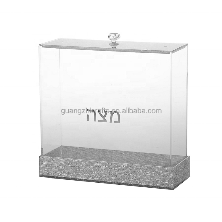 Ящик для хранения Judaica, акриловый, с блестящей основой