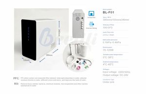 Sistema <span class=keywords><strong>de</strong></span> filtro <span class=keywords><strong>de</strong></span> <span class=keywords><strong>agua</strong></span> Beelili <span class=keywords><strong>de</strong></span> tamaño pequeño para debajo del fregadero, 4 etapas, 100GPD, filtro RO PPC para purificador <span class=keywords><strong>de</strong></span> <span class=keywords><strong>agua</strong></span> para el hogar y la <span class=keywords><strong>oficina</strong></span>. - Product Image 3