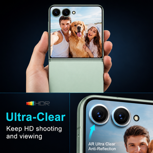 Protecteur d'objectif d'appareil photo <span class=keywords><strong>Samsung</strong></span> Z Flip8 Fold8 Fold8 Ultra avec kit d'installation, verre trempé AR 9H, kit anti-poussière - Product Image 2