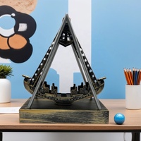 Jouet de Bureau Créatif en Forme de Corsaire, Machine Électronique à Mouvement Perpétuel, Ornement de Bureau à Domicile