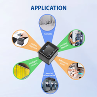 Lecteur de codes QR miniature haute performance 1D/2D/QR, module de scanner de codes-barres OEM à montage fixe en alliage, EP3000