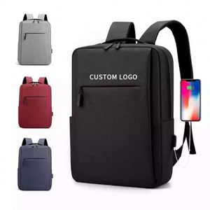 Factory Hot Sell College Office Business Stylish <b>USB</b> Waterproof Anti-Theft Breathable Nylon Laptop Backpack with 20-39L Capacity - Product Image 2