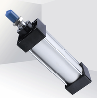 Cylindre pneumatique de tige de Piston de série SC cylindre Standard de corps en acier inoxydable à grande poussée SC32 * 125