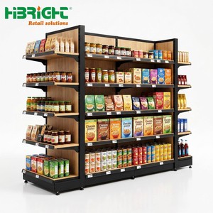 Étagère de supermarché en métal sur mesure, 20 ans d'expérience, présentoir pour <span class=keywords><strong>magasin</strong></span> de discount - Product Image 2