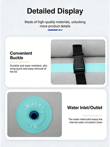 Nouveau produit : Seau à glace <span class=keywords><strong>gonflable</strong></span> de luxe à double paroi pour <span class=keywords><strong>spa</strong></span> haut de gamme, thérapie par le froid, stockage de glace isolé - Product Image 4