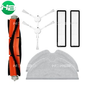 Ajuste para <span class=keywords><strong>Dreame</strong></span> <span class=keywords><strong>D9</strong></span>/ <span class=keywords><strong>D9</strong></span> Max/ <span class=keywords><strong>D9</strong></span> <span class=keywords><strong>Pro</strong></span>/ L10/ L10 <span class=keywords><strong>Pro</strong></span> piezas de aspiradora robótica rodillo borde principal cepillo lateral filtro Hepa paño de mopa - Product Image 1