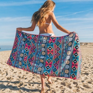 Serviettes <span class=keywords><strong>de</strong></span> plage personnalisées en microfibre, serviettes <span class=keywords><strong>de</strong></span> <span class=keywords><strong>bain</strong></span> anti-transpiration, serviettes <span class=keywords><strong>de</strong></span> piscine promotionnelles en couleur intégrale - Product Image 5