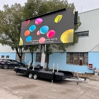 JCT 2024 Nouvelle plate-forme 21 m² Remorque de panneau d'affichage numérique à écran LED mobile pour la publicité extérieure ou les événements