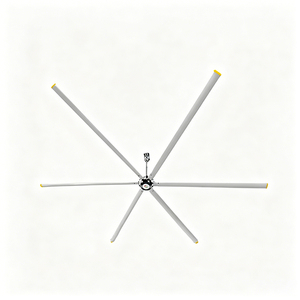Ventilateur industriel de grande taille à faible bruit et à économie d'énergie, ventilateur de plafond HVLS pour ferme laitière - Product Image 3