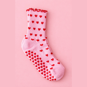 Calzini Sportivi Personalizzati in Cotone per <span class=keywords><strong>Donna</strong></span>, <span class=keywords><strong>Antiscivolo</strong></span> per Yoga e Pilates, con Logo Personalizzato e Volant - Product Image 2