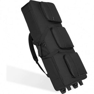 Sac de transport pour clavier de piano à 61 touches, imperméable, portable, avec roulettes et sangles réglables, fabriqué en usine BSCI - Product Image 1