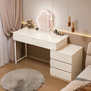 <span class=keywords><strong>Tocador</strong></span> Moderno Personalizado con Espejo LED, Cajones de Almacenamiento y Madera MDF para Dormitorio - Product Image 2