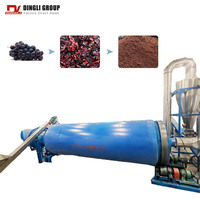 Machine de séchage industrielle pour déchets de fruits, sécheuse de marc de pomme, Pologne